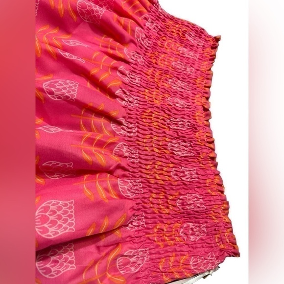 J. MARIE Women's Maeve Skort Medium Pink, Orange, & White Novelty Flower Print - Picture 9 of 16